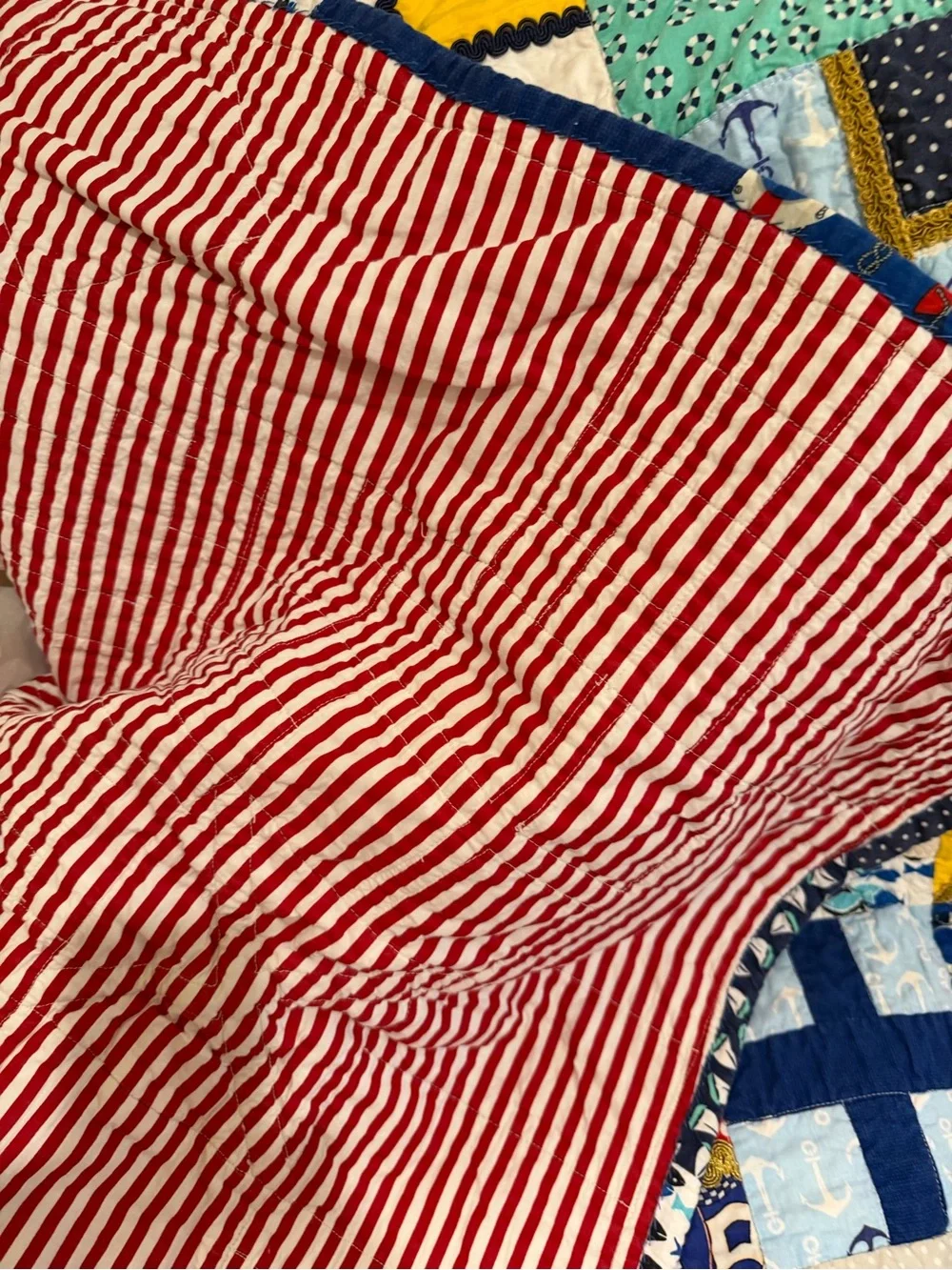 Hand Made Nautical Quilt